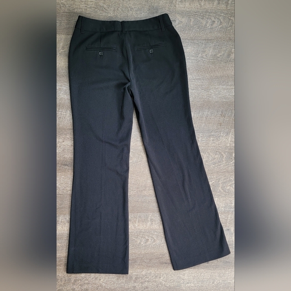 Vivienne Tam Classic Trousers Women's 4 Black Wide Flared Leg Stretchy EUC - Picture 2 of 13